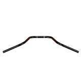 Black Finish 16" inch Ape Hanger motorcycle Handlebars 7/8" inch Diameter top down View 250 500 triumph suzuki honda xg xg500 street harley davidson stainless 
