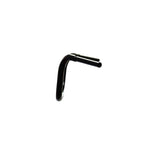 Black Finish 10" ape hanger Handlebars 1 1/4" 1.25 inch Diameter side View for Harley Davidson barcraft stainless fatboy softail breakout