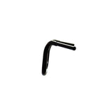 Black Finish 10" ape hanger Handlebars 1 1/4" 1.25 inch Diameter side View for Harley Davidson barcraft stainless fatboy softail breakout