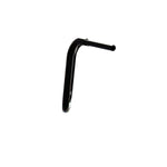 Black Finish 14" ape hanger Handlebars 1 1/4" 1.25 inch Diameter side View on softail standard FXST for Harley Davidson barcraft stainless fatboy softail breakout