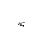 Black Finish Drag bar motorcycle Handlebars 1 1/4" 1.25 inch Diameter side View for Harley Davidson barcraft stainless fatboy softail breakout