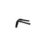 Black Finish western motorcycle Handlebars 1 1/4" 1.25 inch Diameter side View on for Harley Davidson barcraft stainless fatboy softail breakout