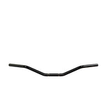 Black Finish Beach bar motorcycle Handlebars 7/8" inch Diameter top down View 250 500 triumph suzuki honda xg xg500 street harley davidson stainless 