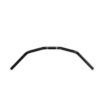 Black Finish Beach bar motorcycle Handlebars 7/8" inch Diameter top down view 250 500 triumph suzuki honda xg xg500 street harley davidson stainless 