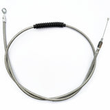 Braided clutch cable stainless silver chrome harley davidson sportster XL 1200 883 hugger iron 48 72 nightster XLH custom roadtster sport