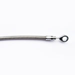 Braided clutch cable stainless silver chrome harley davidson sportster XL 1200 883 hugger iron 48 72 nightster XLH custom roadtster sport hoop end nipple