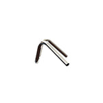 Mirror Finish Buckhorn Handlebars 1" Diameter side View of FXD super glide for Harley Davidson barcraft stainless softail dyna sportster
