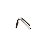 Mirror Finish Buckhorn Handlebars 1" Diameter side View of FXD super glide for Harley Davidson barcraft stainless softail dyna sportster