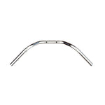 Mirror Finish Buckhorn Handlebars 1" Diameter top down View of FXD super glide for Harley Davidson barcraft stainless softail dyna sportster