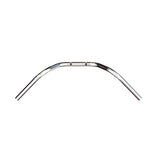 Mirror Finish Buckhorn Handlebars 1" Diameter top down View of FXD super glide for Harley Davidson barcraft stainless softail dyna sportster