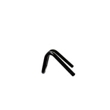 Black Finish buckhorn bar motorcycle Handlebars 7/8" inch Diameter side View 250 500 triumph suzuki honda xg xg500 street harley davidson stainless 