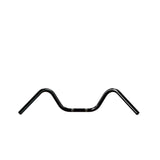 Black Finish buckhorn bar motorcycle Handlebars 7/8" inch Diameter rear View 250 500 triumph suzuki honda xg xg500 street harley davidson stainless 