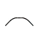 Black Finish buckhorn bar motorcycle Handlebars 7/8" inch Diameter top down View 250 500 triumph suzuki honda xg xg500 street harley davidson stainless 