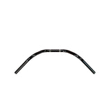 Black Finish buckhorn bar motorcycle Handlebars 7/8" inch Diameter top down View 250 500 triumph suzuki honda xg xg500 street harley davidson stainless 