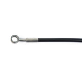 ABS upper front brake line harley davidson braided black smoke carbon dyna street bob FXD super glide low rider wide glide
