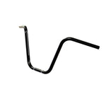Black Old School Ape Hanger Handlebars 7/8" Diameter front view 250 500 triumph suzuki honda xg xg500 street harley davidson