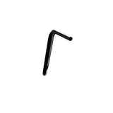 Black Old School Ape Hanger Handlebars 7/8" Diameter side view 250 500 triumph suzuki honda xg xg500 street harley davidson