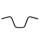Black Old School Ape Hanger Handlebars 7/8" Diameter rear back view 250 500 triumph suzuki honda xg xg500 street harley davidson