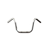 Mirror Finish pullback motorcycle Handlebars 7/8" inch Diameter front View 250 500 triumph suzuki honda xg xg500 street harley davidson stainless 