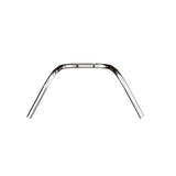 Mirror Finish pullback motorcycle Handlebars 7/8" inch Diameter top down View 250 500 triumph suzuki honda xg xg500 street harley davidson stainless 