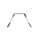 Mirror Finish six bend motorcycle Handlebars 7/8" inch Diameter top down View 250 500 triumph suzuki honda xg xg500 street harley davidson stainless 