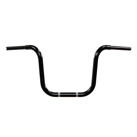1-1/4” 14 Ape Hanger Black Motorcycle Fat Handlebars for Softail Springer, Indian Springfield, Chief,  M109R front