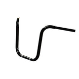 1-1/4” 16 Ape Hanger Black Motorcycle Fat Handlebars for Softail Springer, Indian Springfield, Chief,  M109R stainless